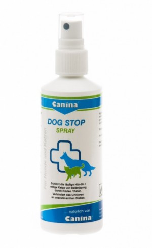 Canina Dog-Stop aerosols 100ml - aizsargā kuci meklēšanas laikā no suņa uzmākšanos